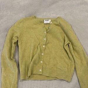Old Navy Women's Olive Cardigan Sweater